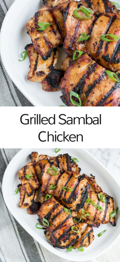 Grilled Sambal Chicken - Recipe by Cooks and Kid